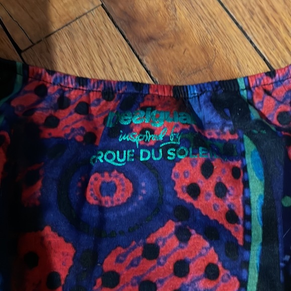 Desigual inspired by Cirque Du Soleil multicolored children’s dress size 9/10 - Picture 5 of 6